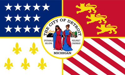 Detroit MI Flag