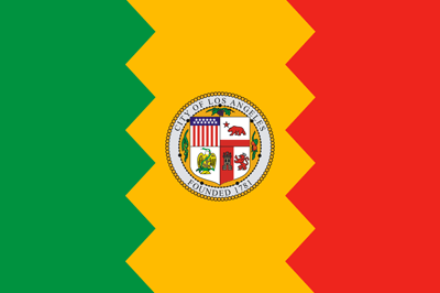 Los Angeles CA Flag
