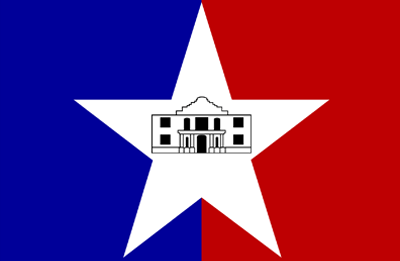 San Antonio TX Flag