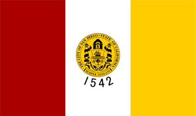 San Diego CA Flag