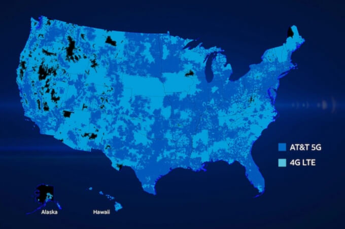 AT&T 5G Coverage Map