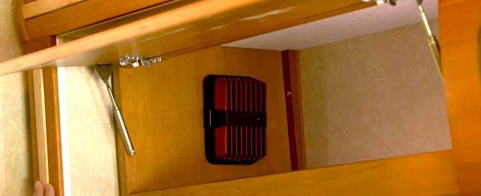 drive reach rv amplifier mounted in rv cabinet