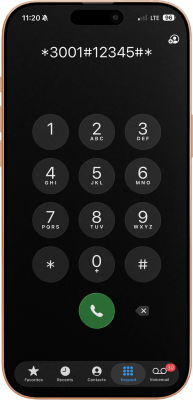 iphone-field-test-mode dial *3001#12345#*