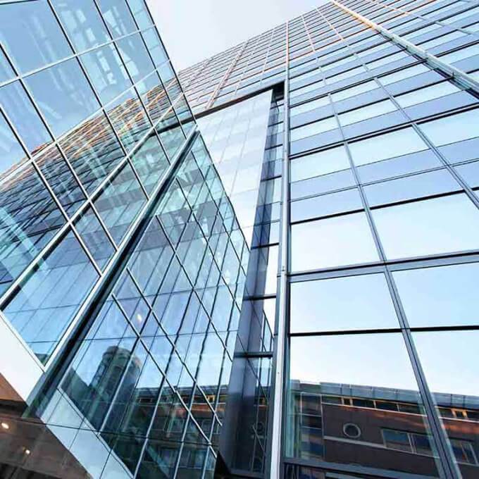 2. Tinted & Low-E Glass (-24 to -40 dB)