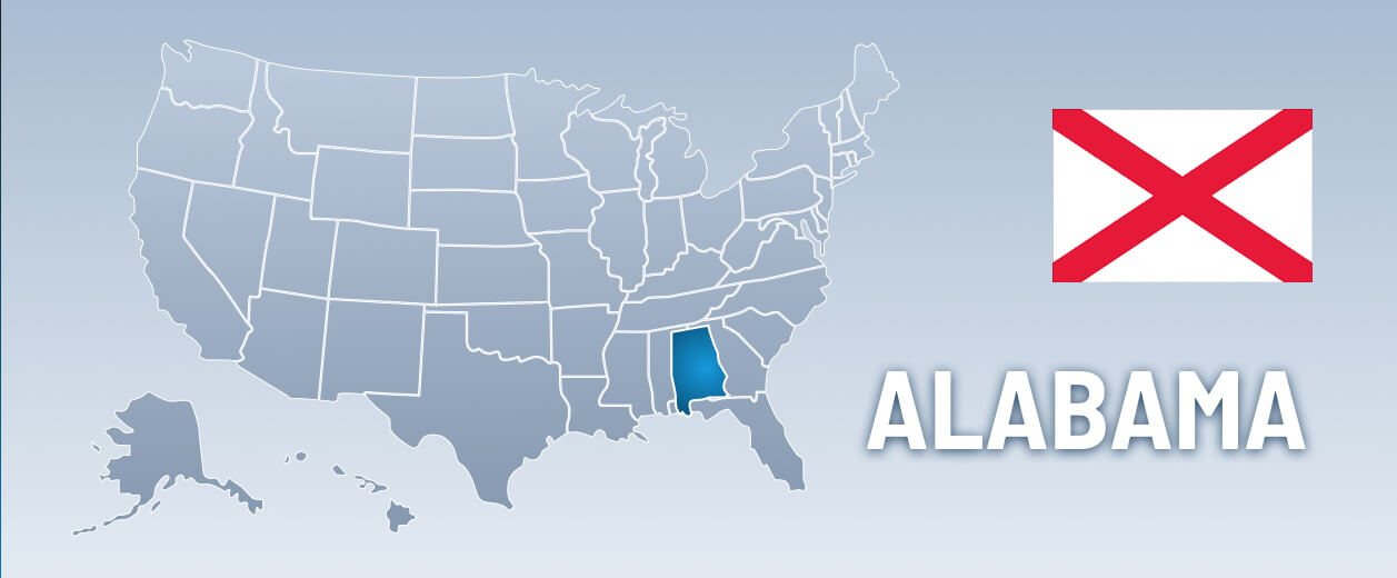 Alabama USA Map