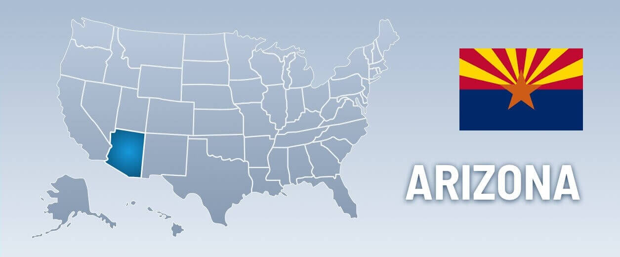 Arizona USA Map