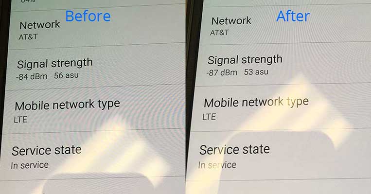 cell signal strength comparison