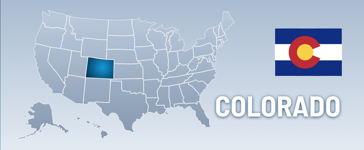 Colorado USA Map