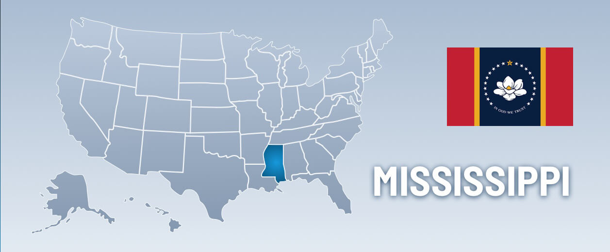Mississippi USA Map