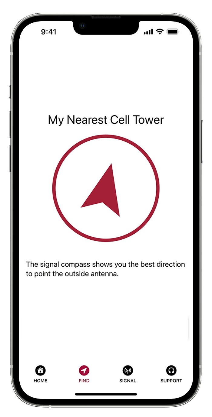 weBoost App Cell Tower Locator